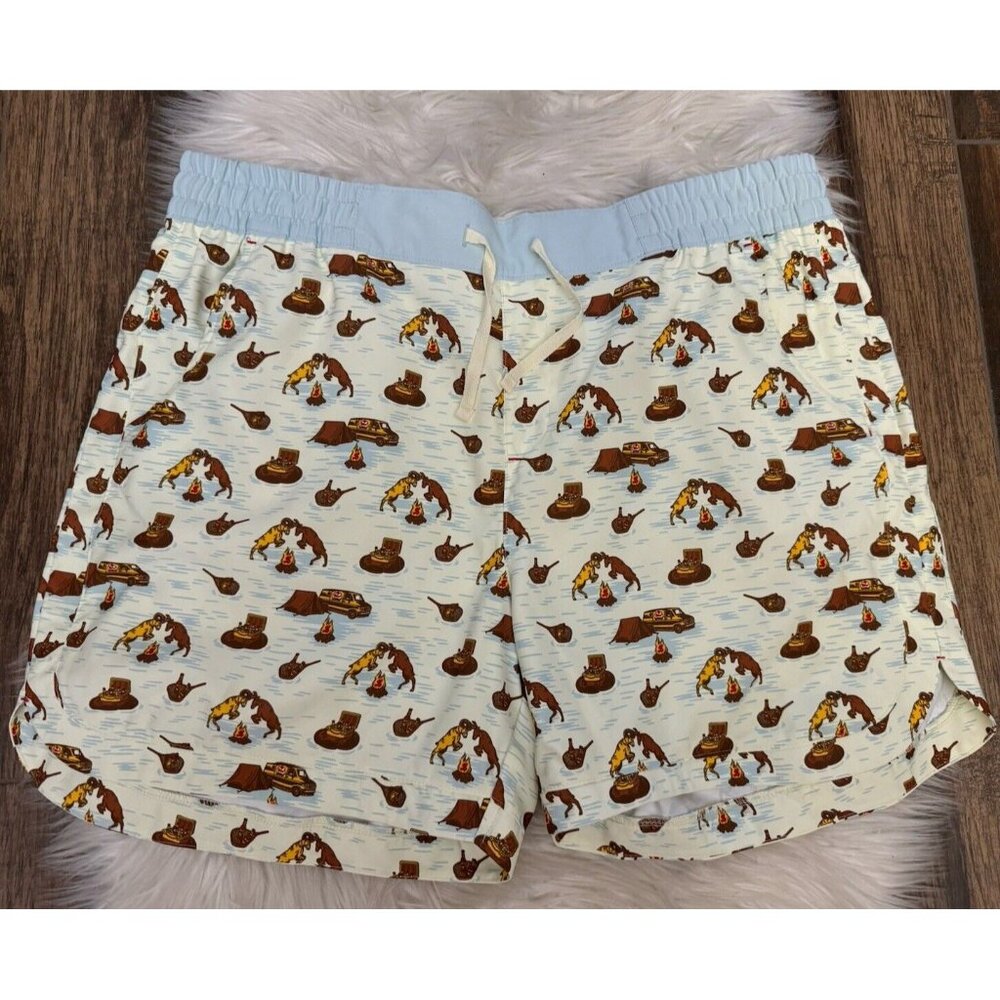 Magellan shiner bock Beer Fish Gear Swimsuit Trunks Shorts Men’s Size XXL‎